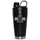 22oz Black Beverage Blender Bottle, Etched, Super Bowl 59, Chiefs vs. Eagles, 2025