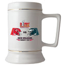 28oz Ceramic Stein, Super Bowl 59, Chiefs vs. Eagles, 2025