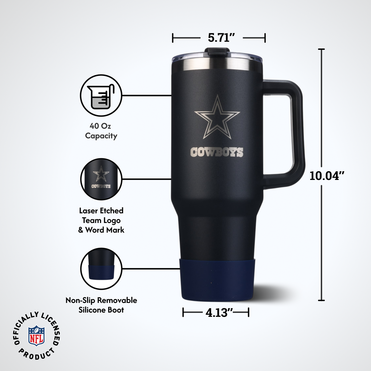 40 OZ Game Day Tumbler I | Dallas Cowboys
