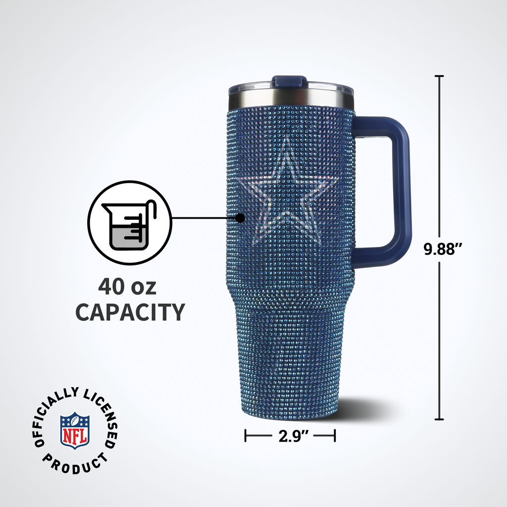 40oz TC Bling Game Day Tumbler I | Dallas Cowboys