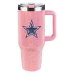40oz Pink Bling Game Day Tumbler I | Dallas Cowboys