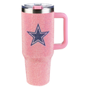 40oz Pink Bling Game Day Tumbler I | Dallas Cowboys