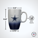 22oz Ombre Sculpt Tall Mug I | Dallas Cowboys