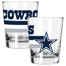 2pk 15oz Old Fashion Glass Big Stripes Design | Dallas Cowboys