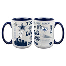 Loco Design 2 pack 15oz Mug | Dallas Cowboys