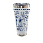 Sketchpad Design 30oz SS Tumbler | Dallas Cowboys