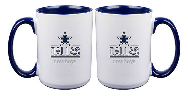 2pk Inner Color Home-Away Mug Set | Dallas Cowboys