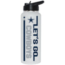 34oz Quencher Let's Go Team Dash Design | Dallas Cowboys