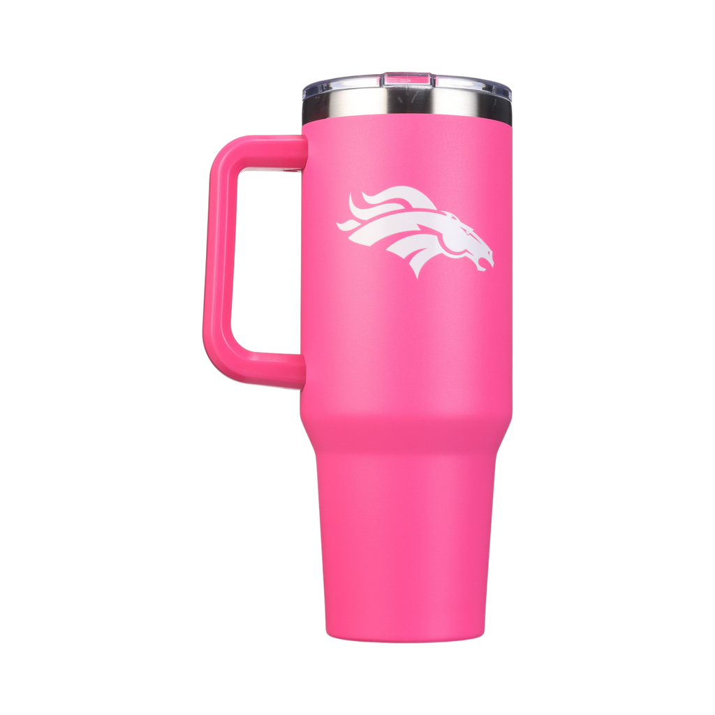 40oz Pink Game Day Tumbler I | Denver Broncos