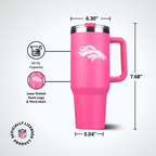 40oz Pink Game Day Tumbler I | Denver Broncos