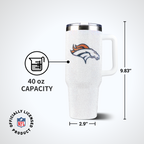 40oz Bling Collosal Tumbler | Denver Broncos