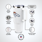 40oz Bling Collosal Tumbler | Denver Broncos