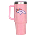40oz Pink Bling Game Day Tumbler I | Denver Broncos