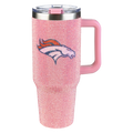 40oz Pink Bling Game Day Tumbler I | Denver Broncos