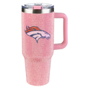 40oz Pink Bling Game Day Tumbler I | Denver Broncos