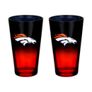 2-Pack Ombre Pint Glasses | Denver Broncos