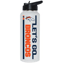 34oz Quencher Let's Go Team Dash Design | Denver Broncos