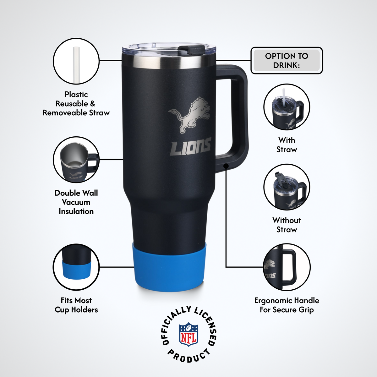 40 OZ Game Day Tumbler I | Detroit Lions