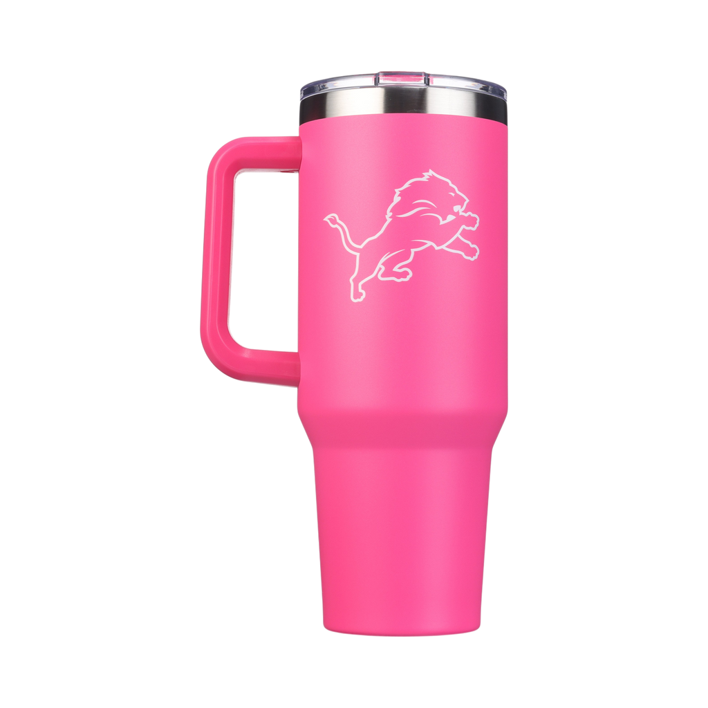 40oz Pink Game Day Tumbler I | Detroit Lions