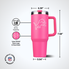 40oz Pink Game Day Tumbler I | Detroit Lions