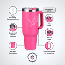 40oz Pink Game Day Tumbler I | Detroit Lions
