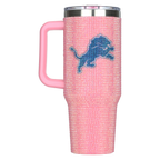 40oz Pink Bling Game Day Tumbler I | Detroit Lions