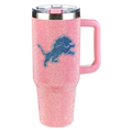 40oz Pink Bling Game Day Tumbler I | Detroit Lions
