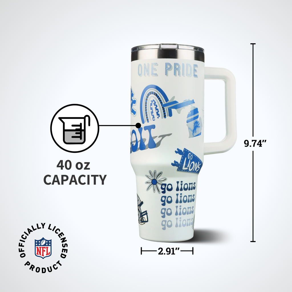 40oz Team Spirit Game Day Tumbler I | Detroit Lions