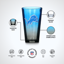 2-Pack Ombre Pint Glasses | Detroit Lions