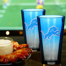2-Pack Ombre Pint Glasses | Detroit Lions