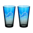 2-Pack Ombre Pint Glasses | Detroit Lions