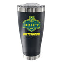 20oz Black Stainless Steel Tumbler, Direct Print, NFL Draft, 2026