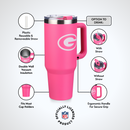 40oz Pink Game Day Tumbler I | Green Bay Packers