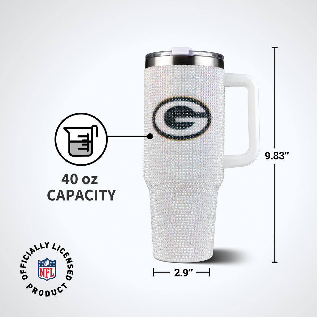 40oz Bling Collosal Tumbler | Green Bay Packers