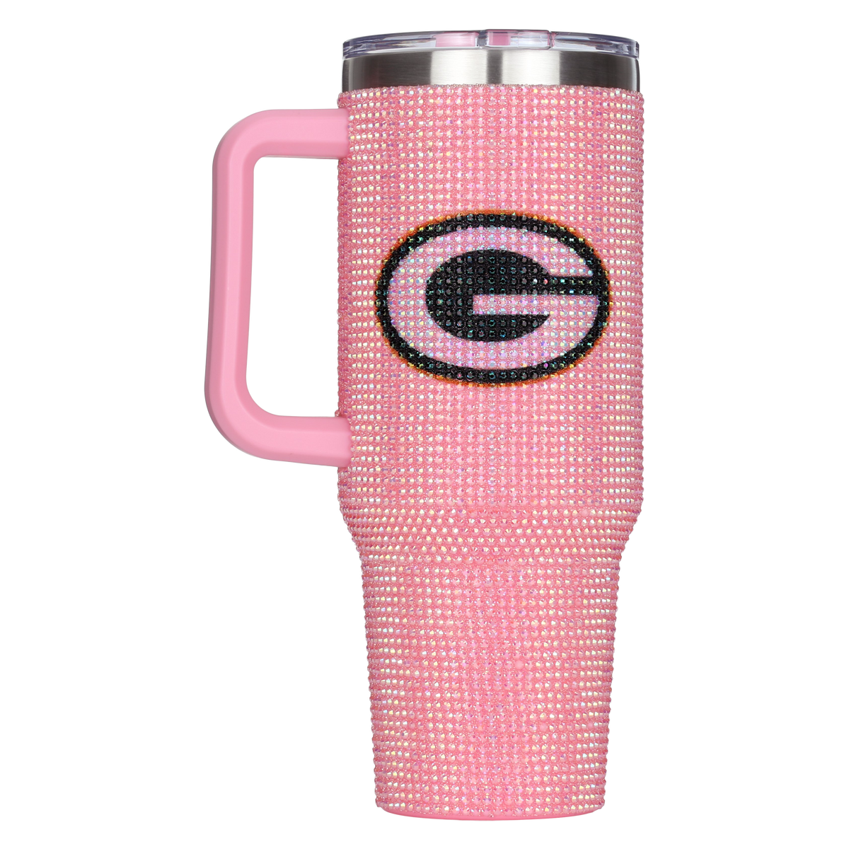 40oz Pink Bling Game Day Tumbler I | Green Bay Packers
