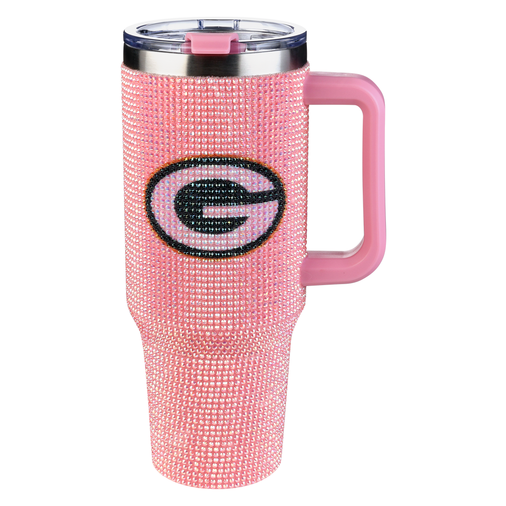 40oz Pink Bling Game Day Tumbler I | Green Bay Packers