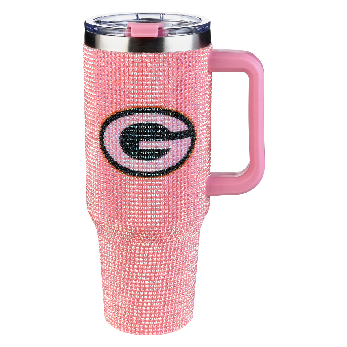 40oz Pink Bling Game Day Tumbler I | Green Bay Packers