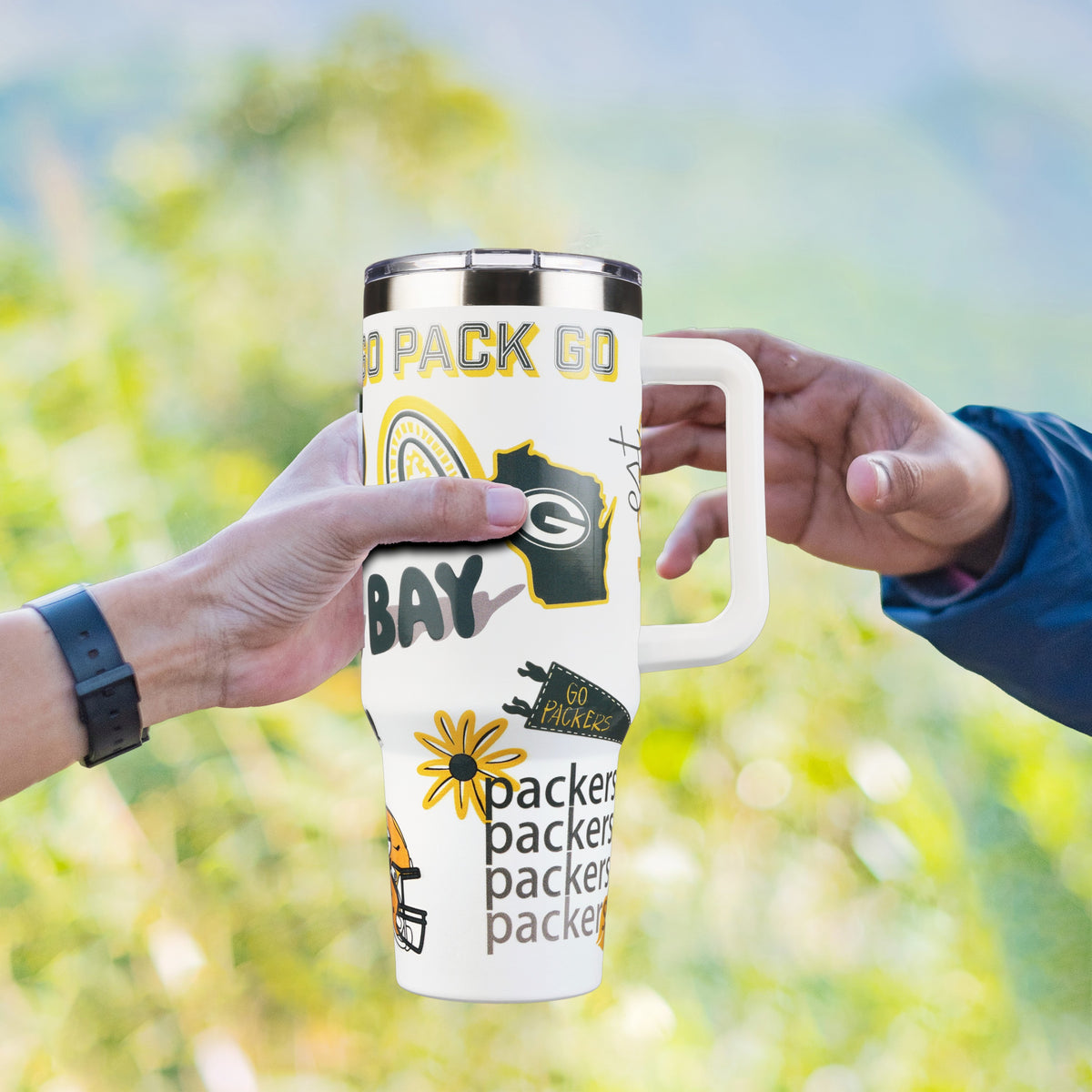 40oz Team Spirit Game Day Tumbler I | Green Bay Packers