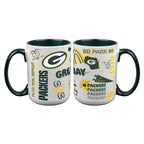Loco Design 2 pack 15oz Mug | Green Bay Packers
