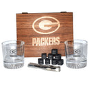 Wood Boxed Drinkware Set | Green Bay Packers