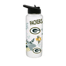 34oz Quencher Bottle, DP, Flowers Design | Green Bay Packers