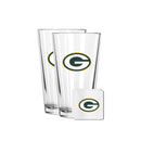 2 Pack Pint and Coasters Set | Green Bay Packers