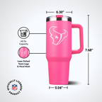 40oz Pink Game Day Tumbler I | Houston Texans