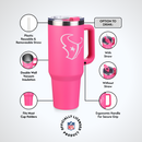 40oz Pink Game Day Tumbler I | Houston Texans