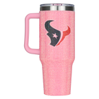 40oz Pink Bling Game Day Tumbler I | Houston Texans