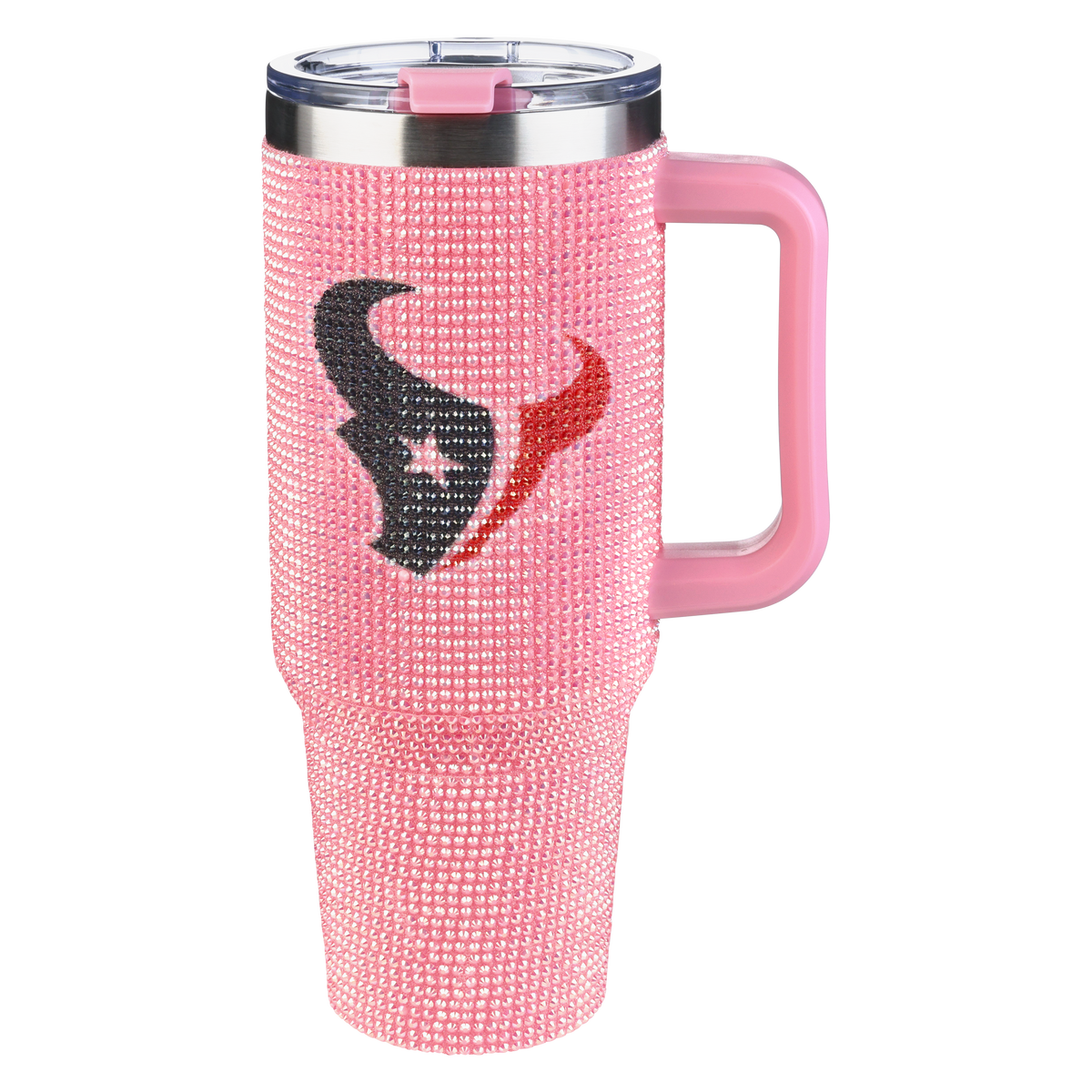 40oz Pink Bling Game Day Tumbler I | Houston Texans