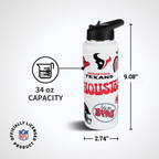 34oz Team Spirit Water Bottle I | Houston Texans