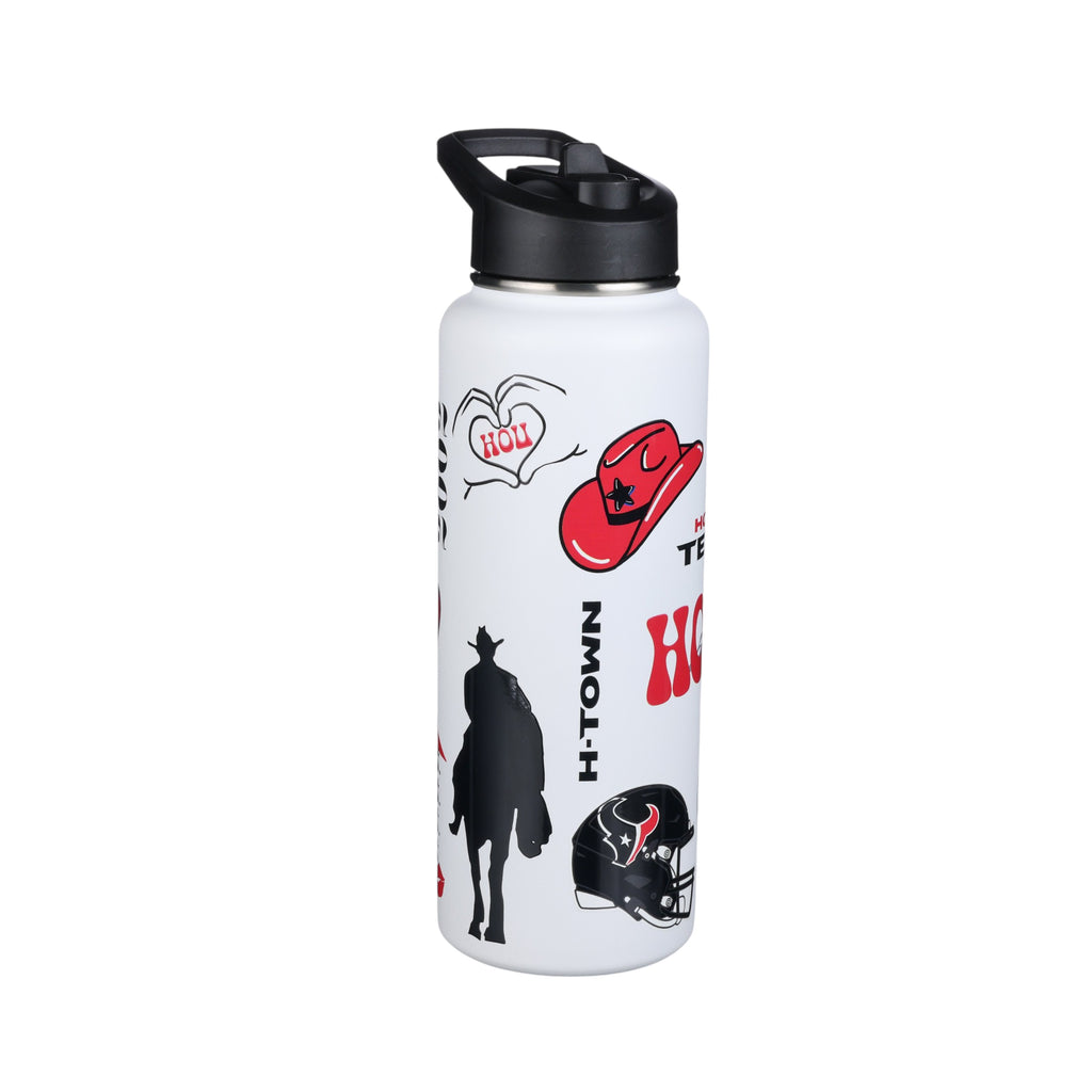 34oz Team Spirit Water Bottle I | Houston Texans