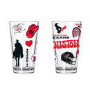 2pk 16oz Pint Glass, DP, Loco Design | Houston Texans