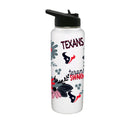 34oz Quencher Bottle, DP, Flowers Design | Houston Texans